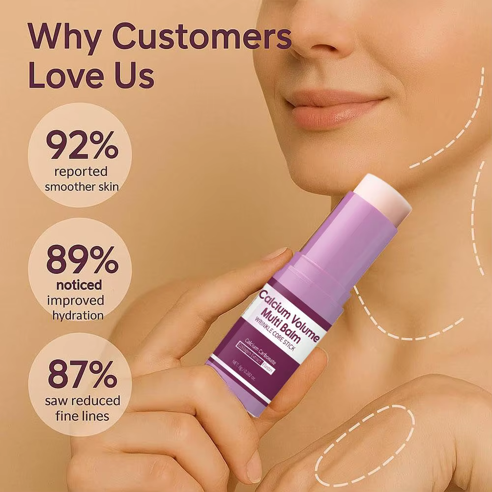 Calcium Volume Multi Eye Cream Wrinkle Stick Eye Cream Balm Reduce Fine Lines Dark Circles Tighten Care Moisturizing Eye Skin